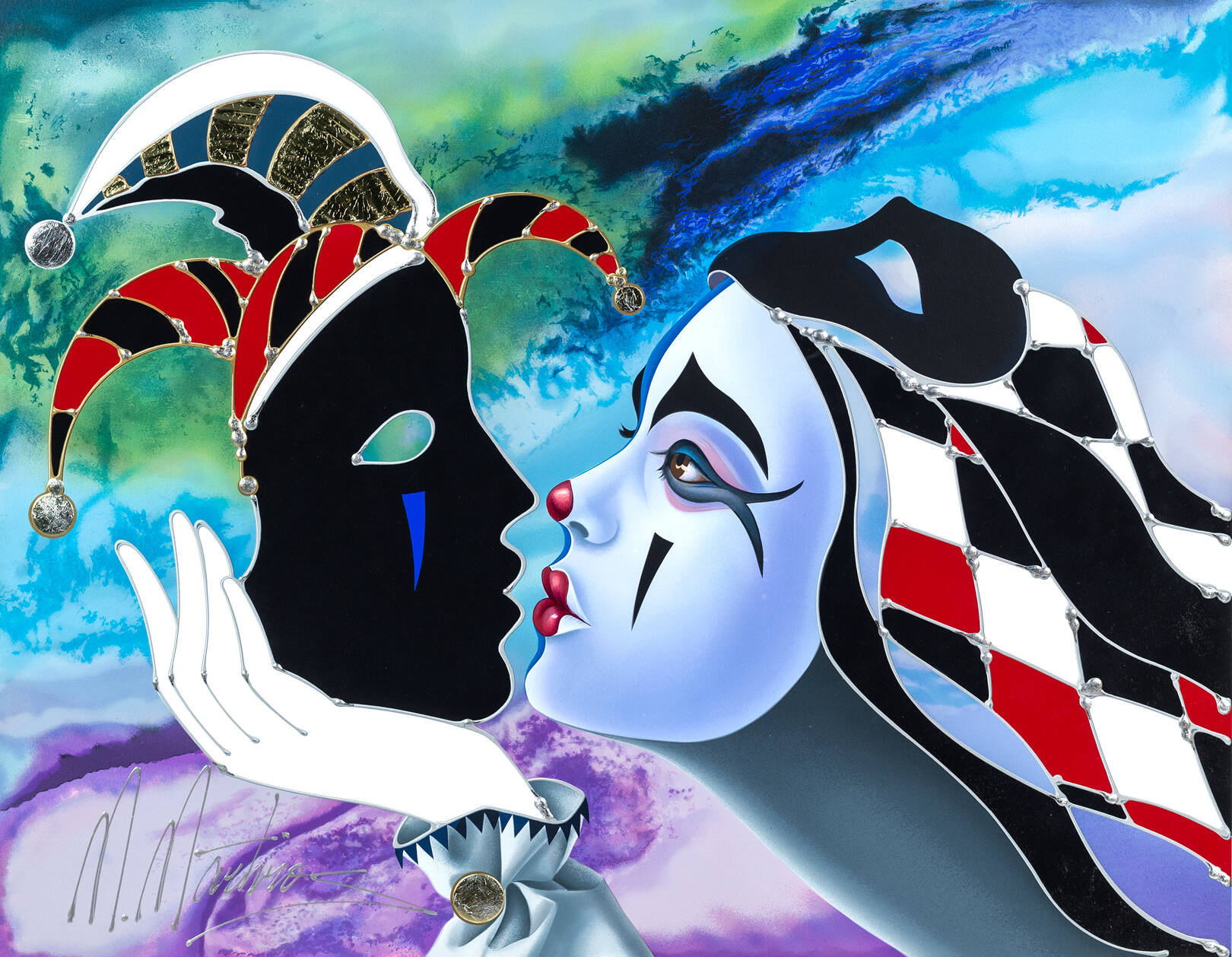 マーティロ・マヌキアン「愛の反映」が激安・卸価格で販売中｜絵画